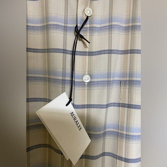 Auralee Men's Wool Shirt - Picture 4 of 4